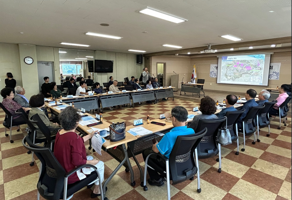 아산시, 중점관리지역 도시침수 대응사업 주민설명회 개최