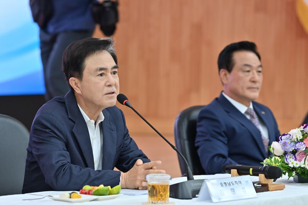 충남도 김태흠 지사, "논산을 K-방산 거점으로… 미래산업 중심축 세울 것"