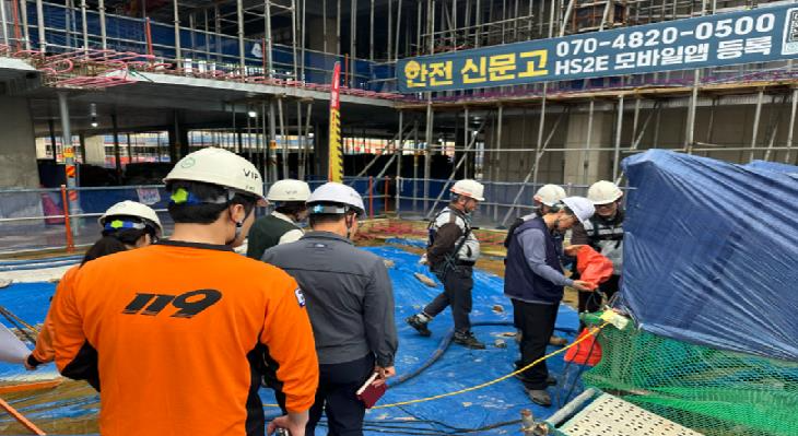 고양특례시, 고양소방서와 대형공사장 화재 안전 합동점검