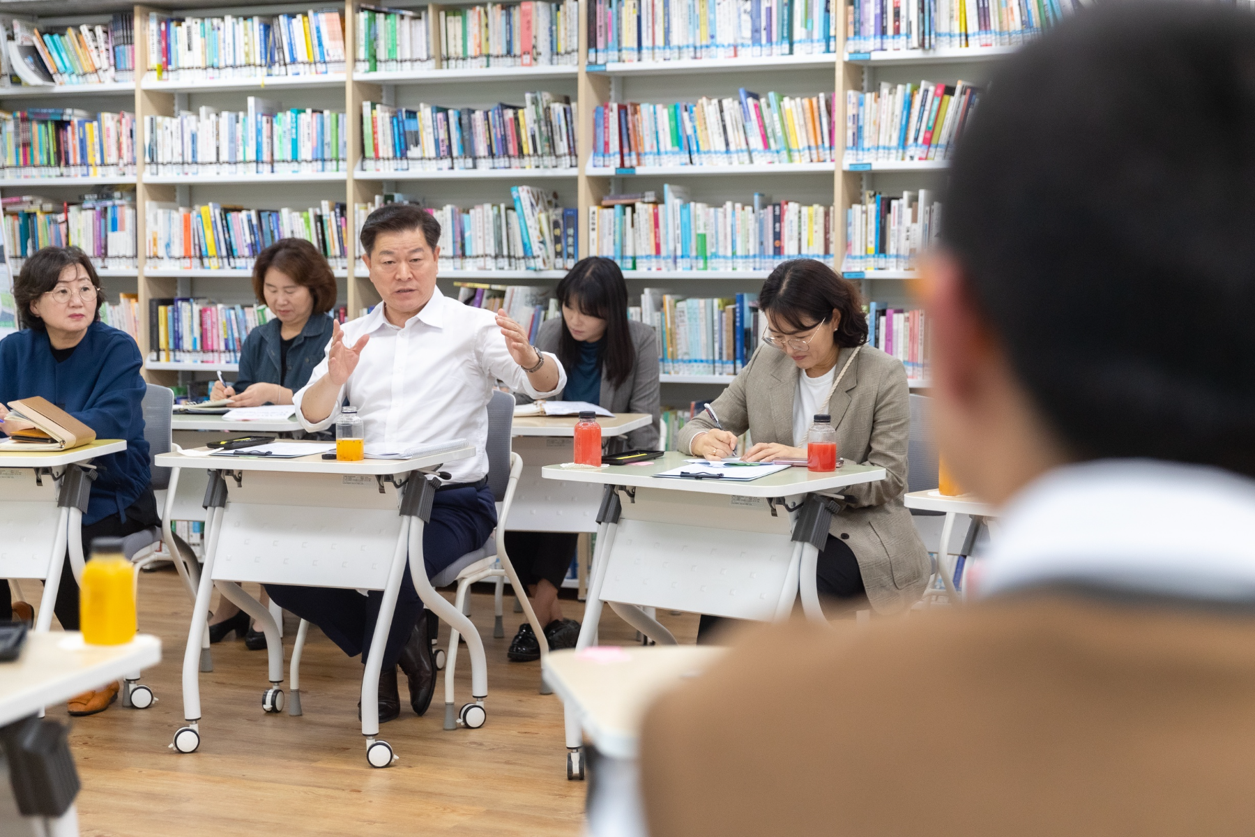 박승원 광명시장, 학생들과 정책 간담회