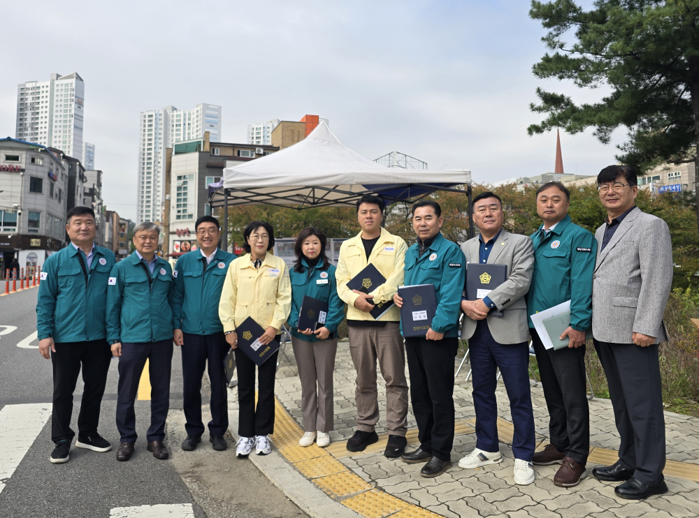 천안시의회 건설도시위원회 현장방문 사진