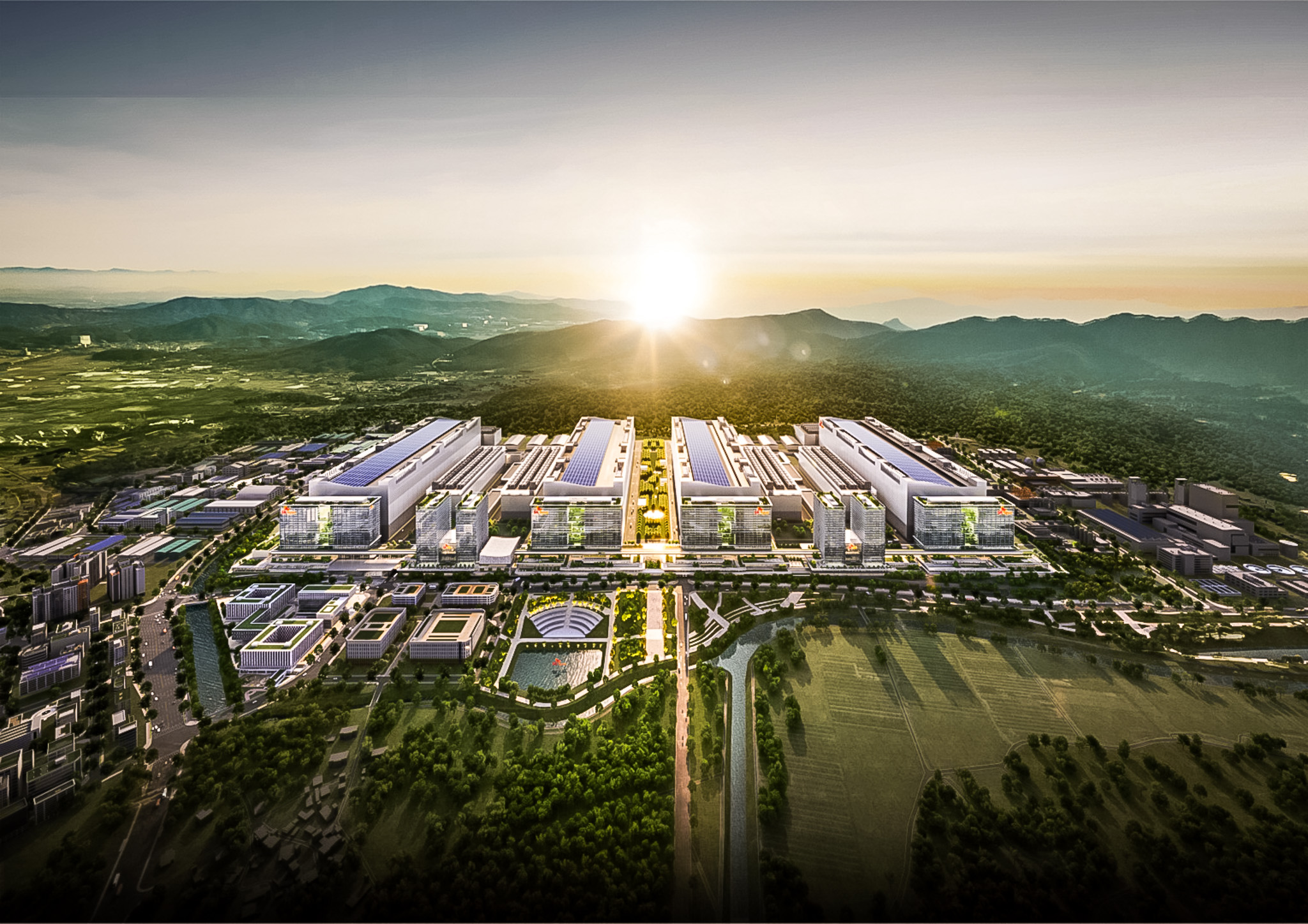 용인 반도체클러스터 일반산업단지 조감도