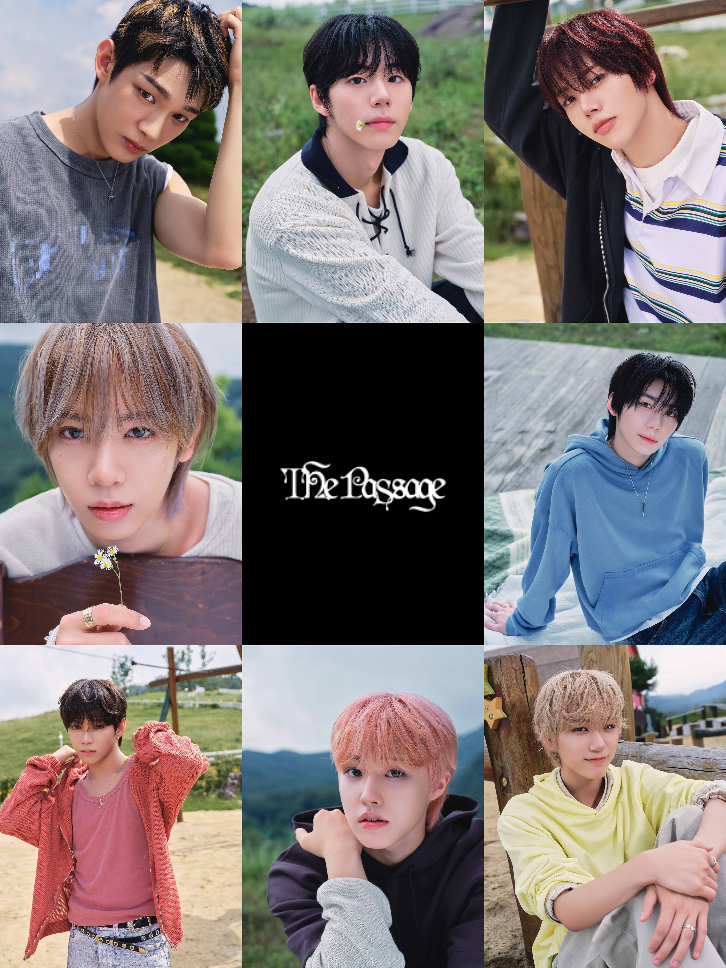 아홉(AHOF), 미니 2집 'The Passage' 두 번째 콘셉트 포토 공개⋯자유 만끽하는 러프 청춘