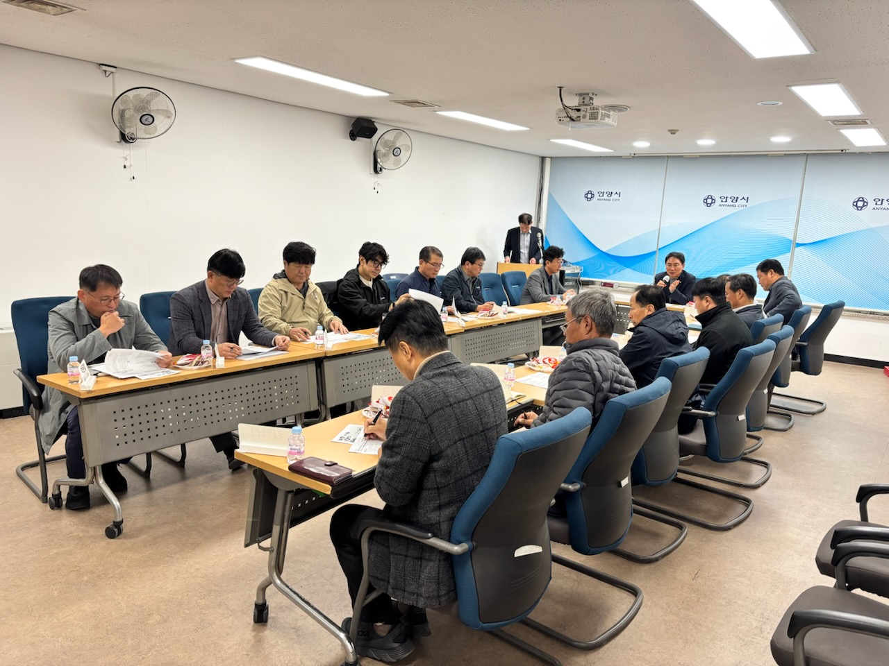 건축공사장 지역경제 활성화 간담회