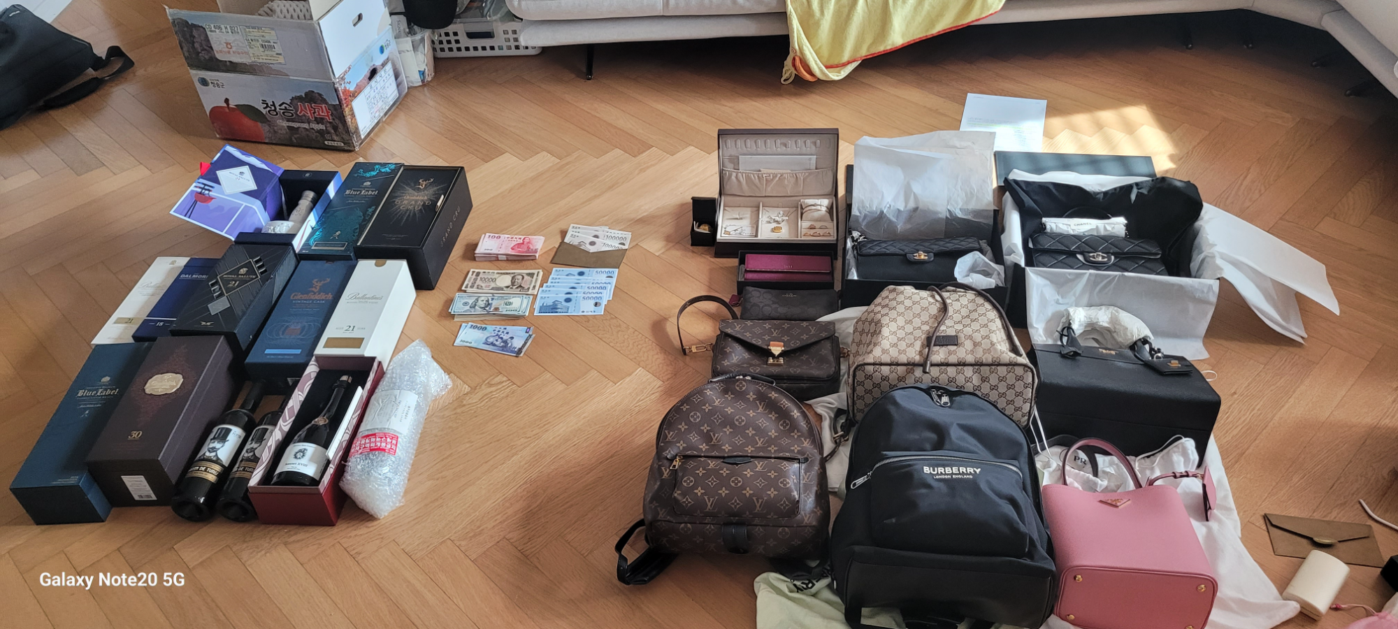 고액체납자 대상 고강도 징수활동을 펼쳐 징수한 물품들