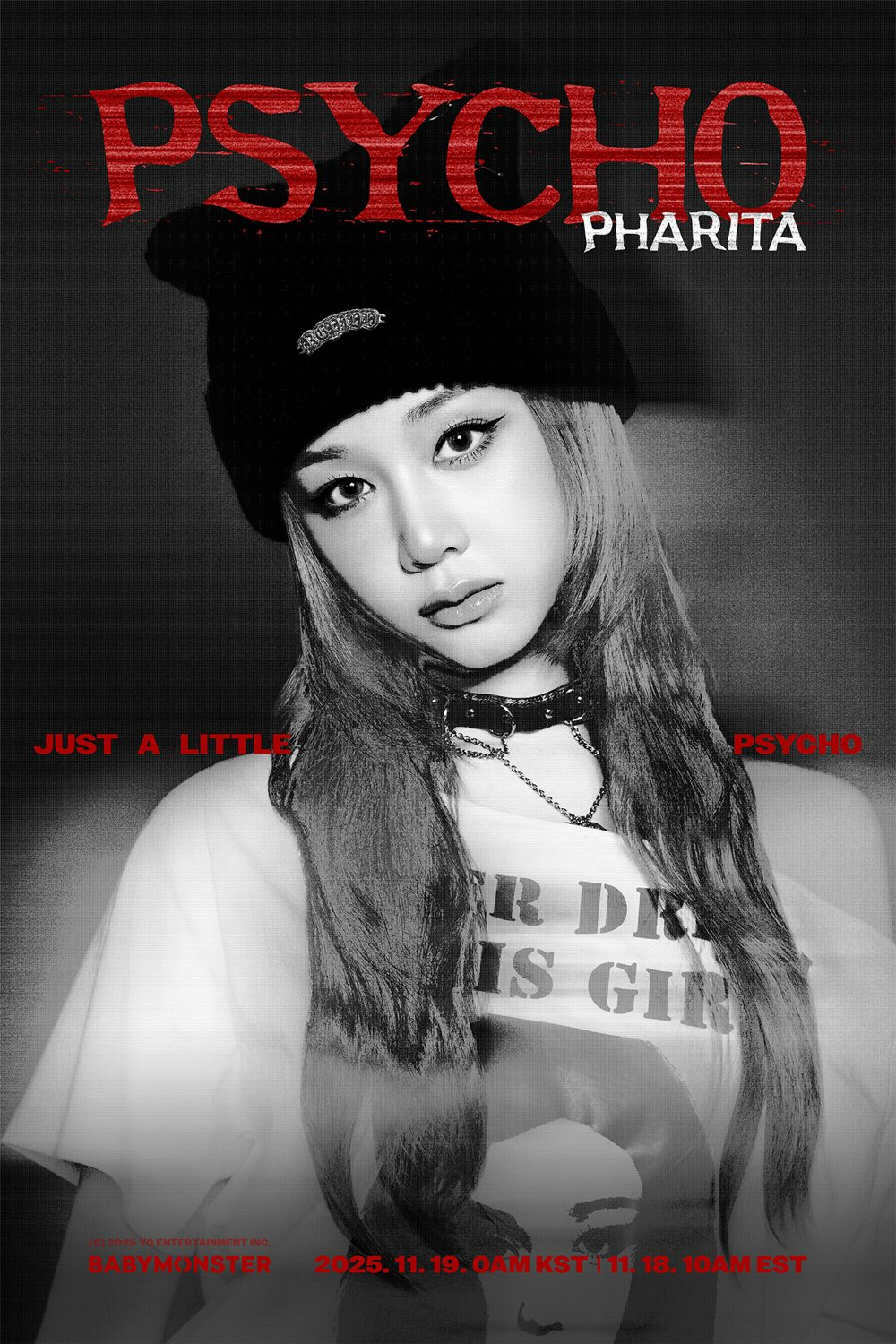 베이비몬스터 아사X파리타, ‘PSYCHO’ 개인 비주얼 공개…감각적 스타일링+독보적 아우라