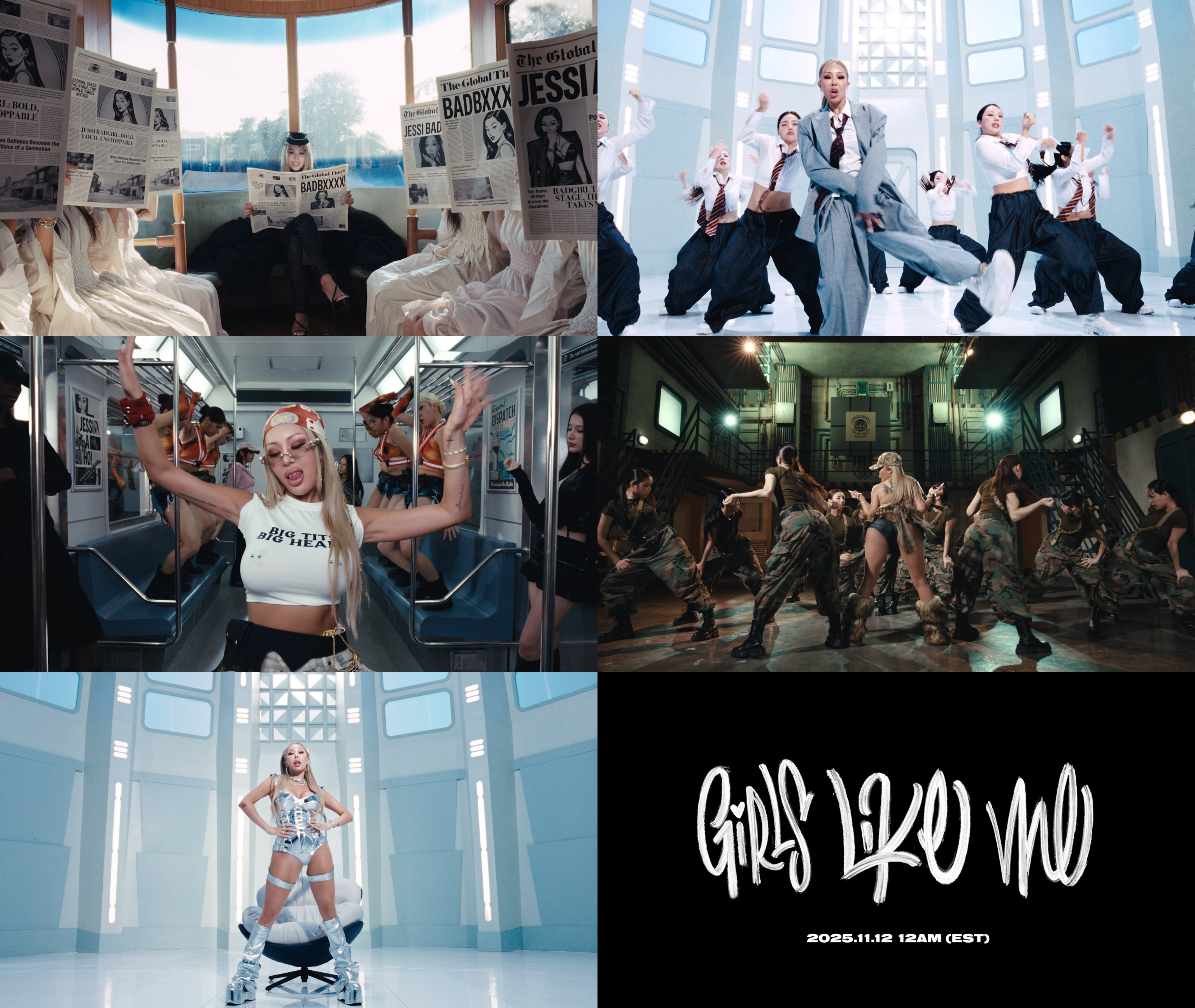 제시, 신곡 ‘Girls Like Me’ 뮤비 티저 공개…강렬 퍼포먼스+다채로운 비주얼