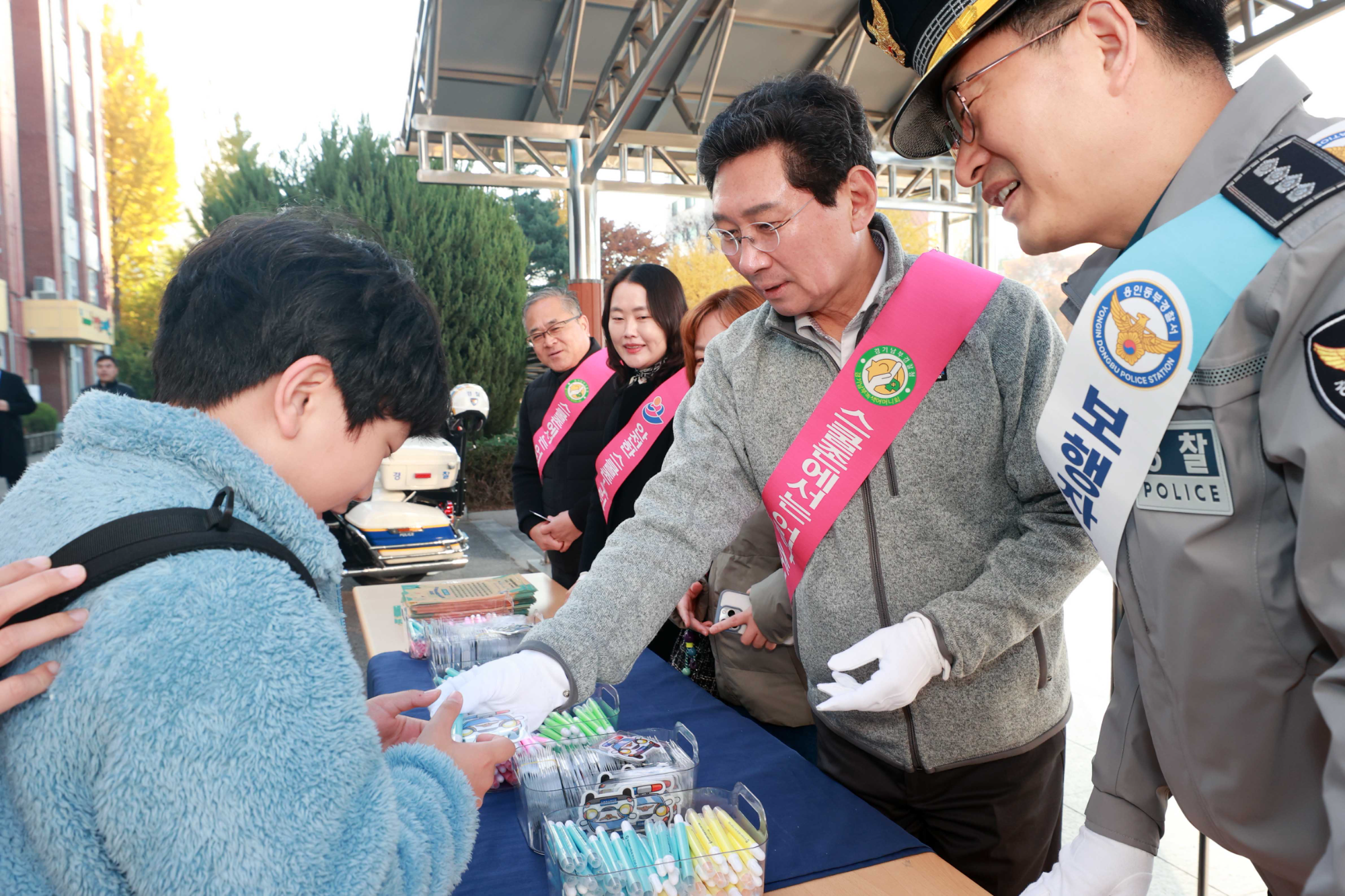 동부녹색어머니회 어린이 교통안전 연합캠페인