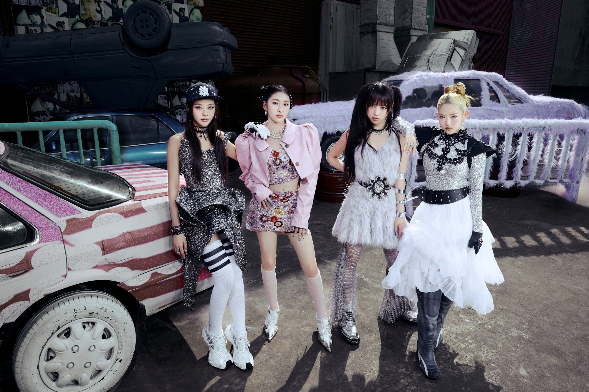 VVUP, 미니 1집 'VVON' 콘셉트 포토 공개…‘화려+키치’ 슈퍼 모델 비주얼