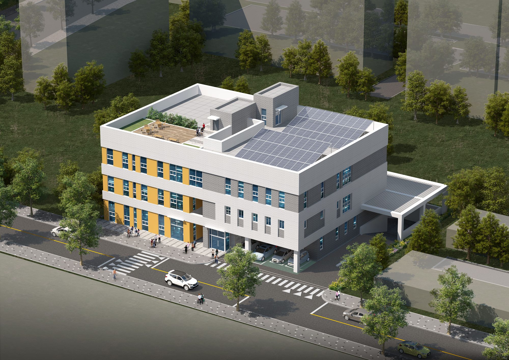 금곡동 복합청사 조감도