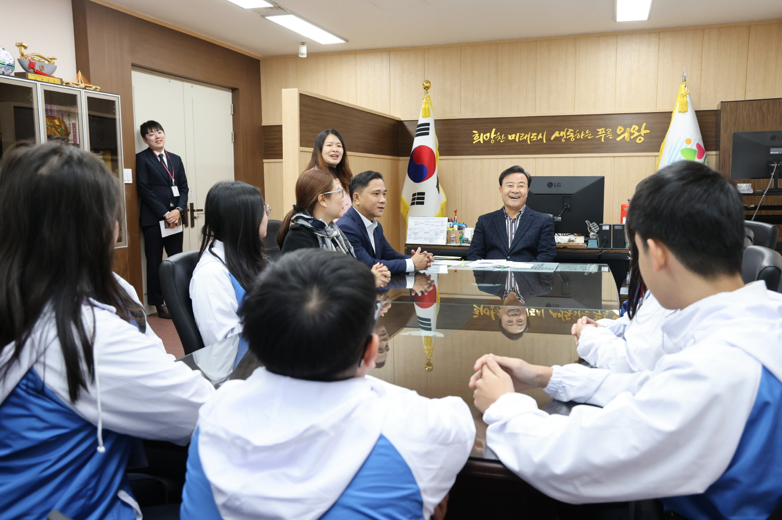 다낭시 학생 문화교류 대표단 환영식