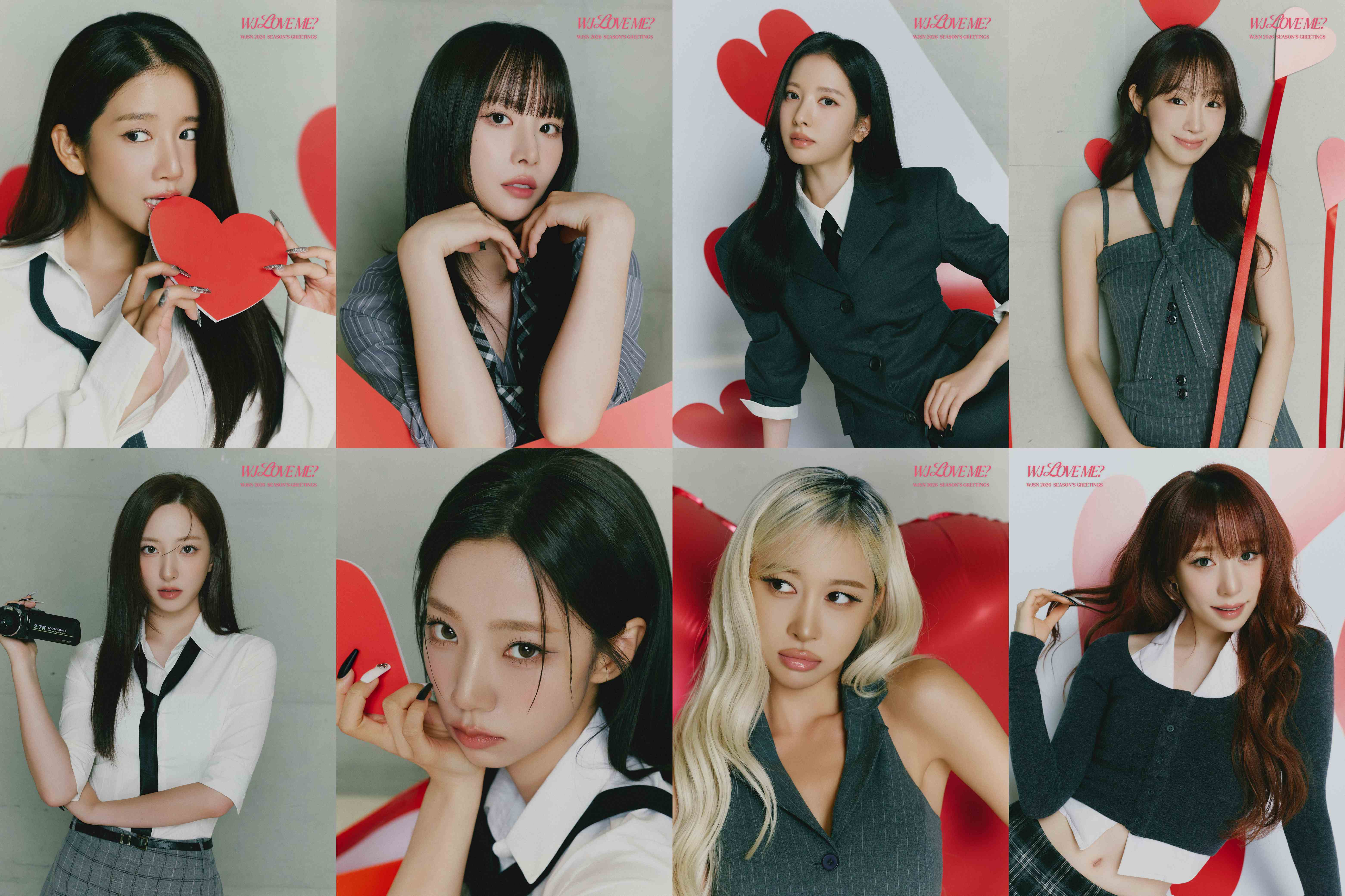 우주소녀, 2026 시즌 그리팅 콘셉트 포토 공개…8색 비주얼 눈길