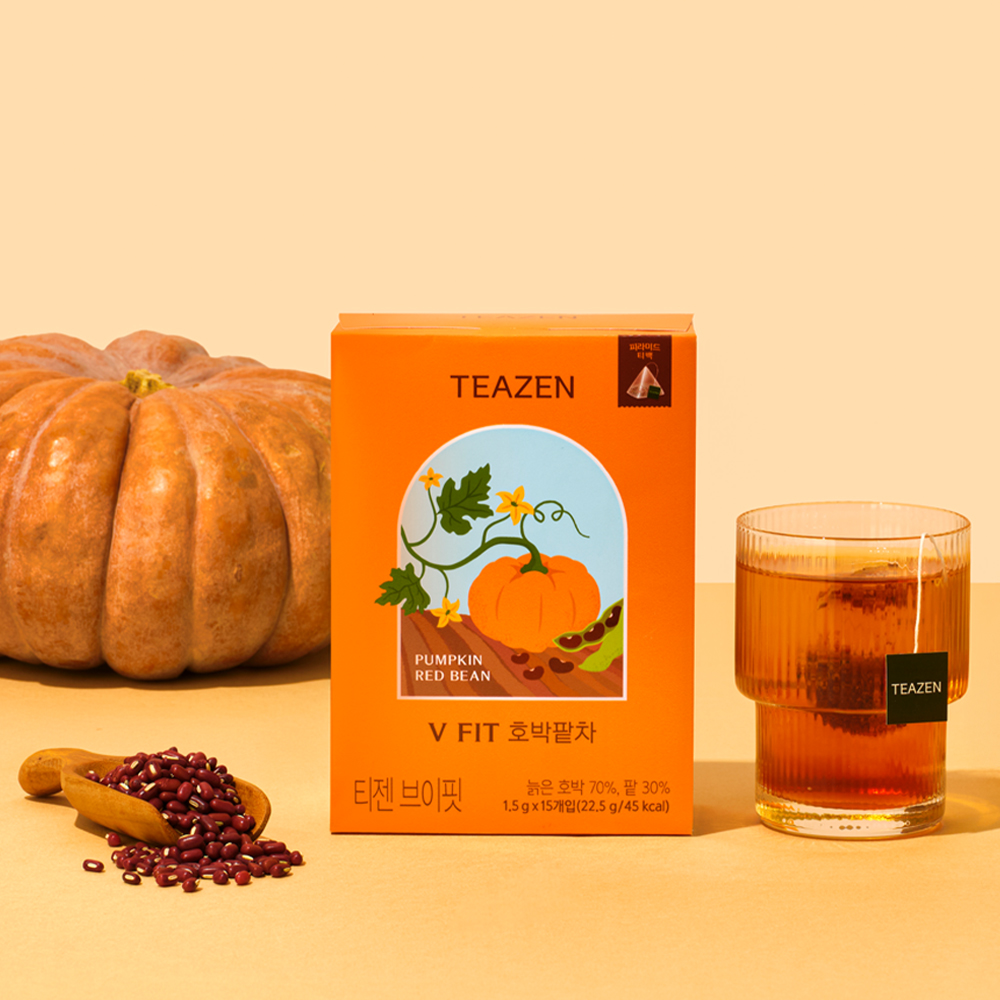 티젠, V라인 FIT하게 관리하는 '브이핏 호박팥차' 출시