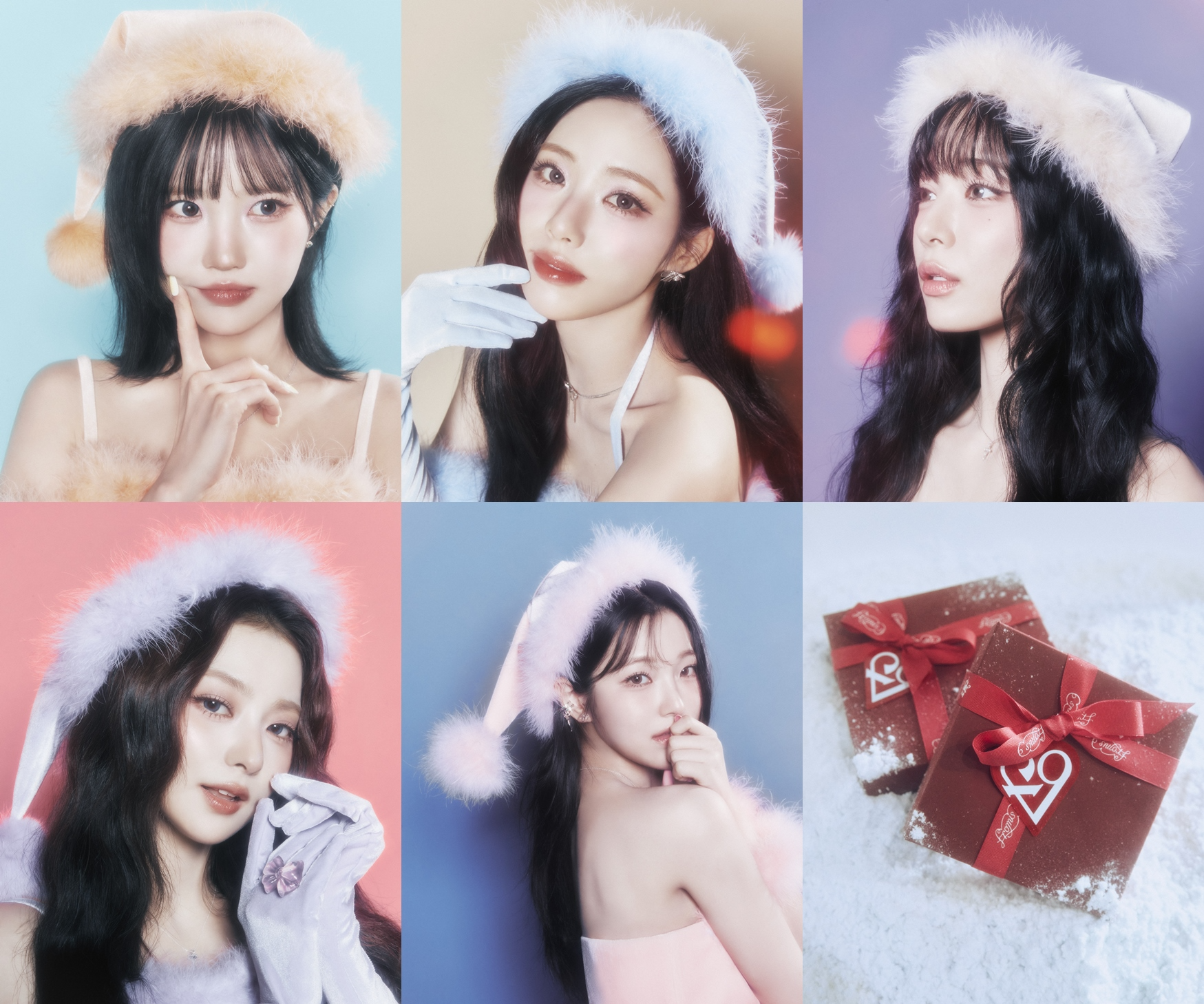 프로미스나인, ‘하얀 그리움’ 두 번째 콘셉트 포토 공개…러블리 산타로 변신