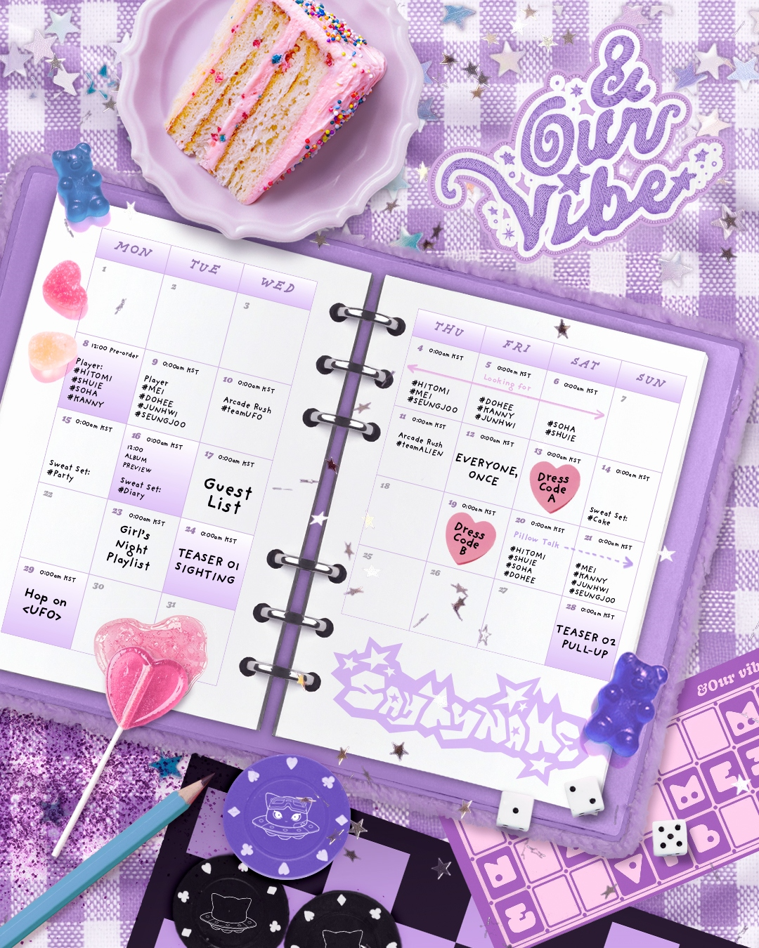 세이마이네임, 29일 세 번째 EP '&Our Vibe' 발매…타임 테이블 공개