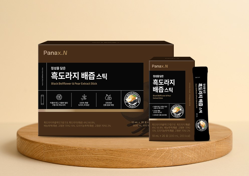 휴온스엔, 국산 배·흑도라지 담은 ‘흑도라지 배즙 스틱’ 출시