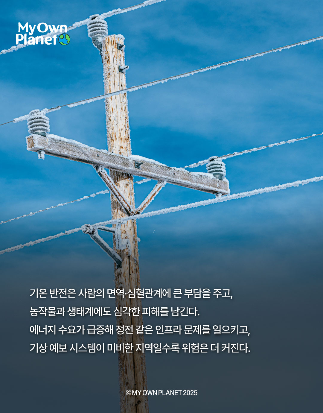 마이 오운 플래닛(My Own Planet) 기후 행동 실천 캠페인 16 “어제는 봄, 오늘은 겨울로 이어진 아찔한 날씨 롤러코스터”