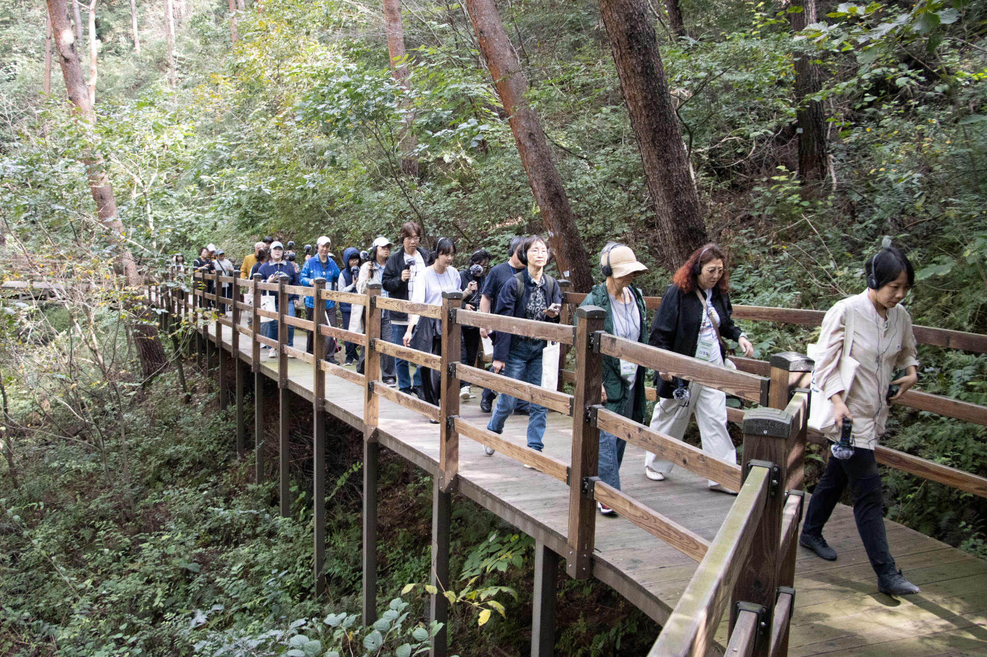 사운드투어 운영사진 (국립양평치유의숲)