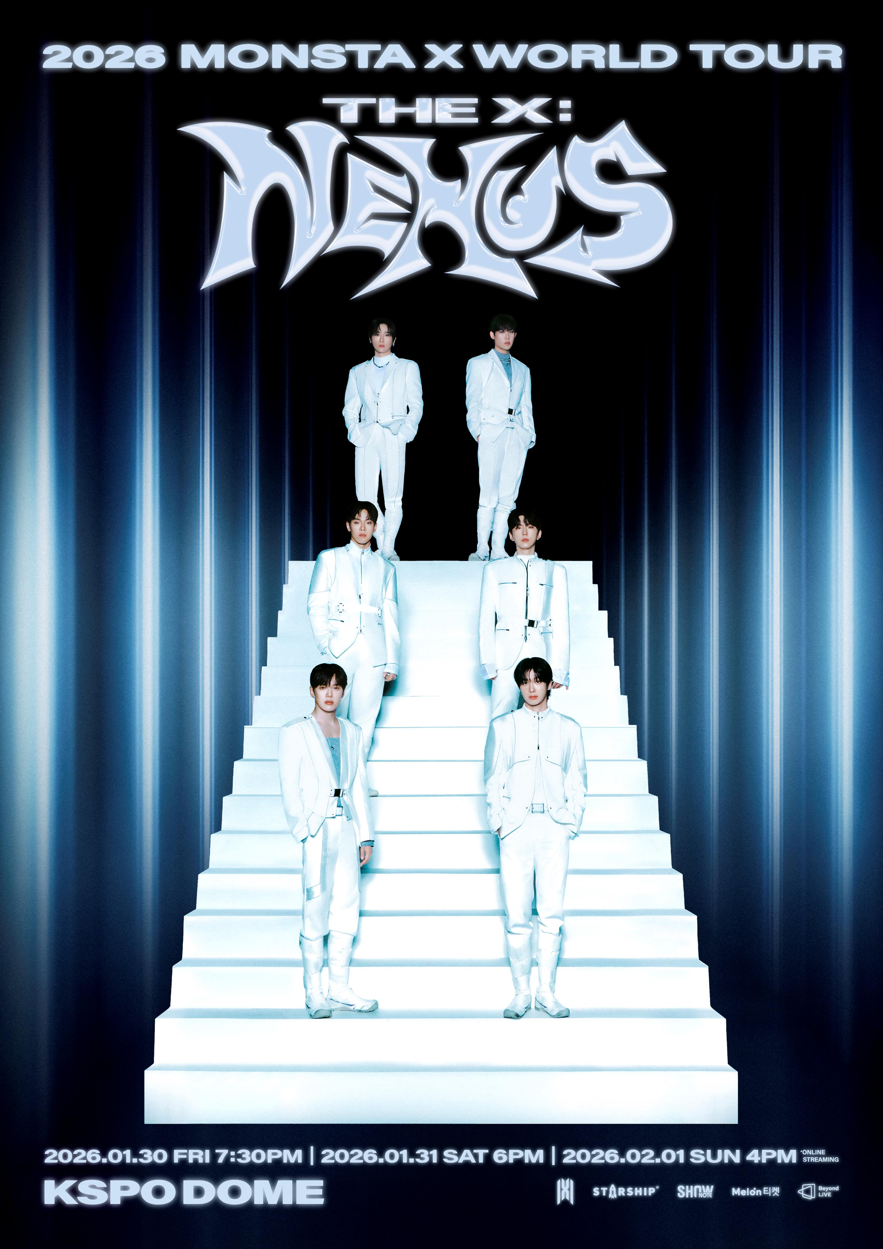 몬스타엑스, 2026년 새해 월드 투어 시작…초상 포스터 속 새로운 챕터 예고