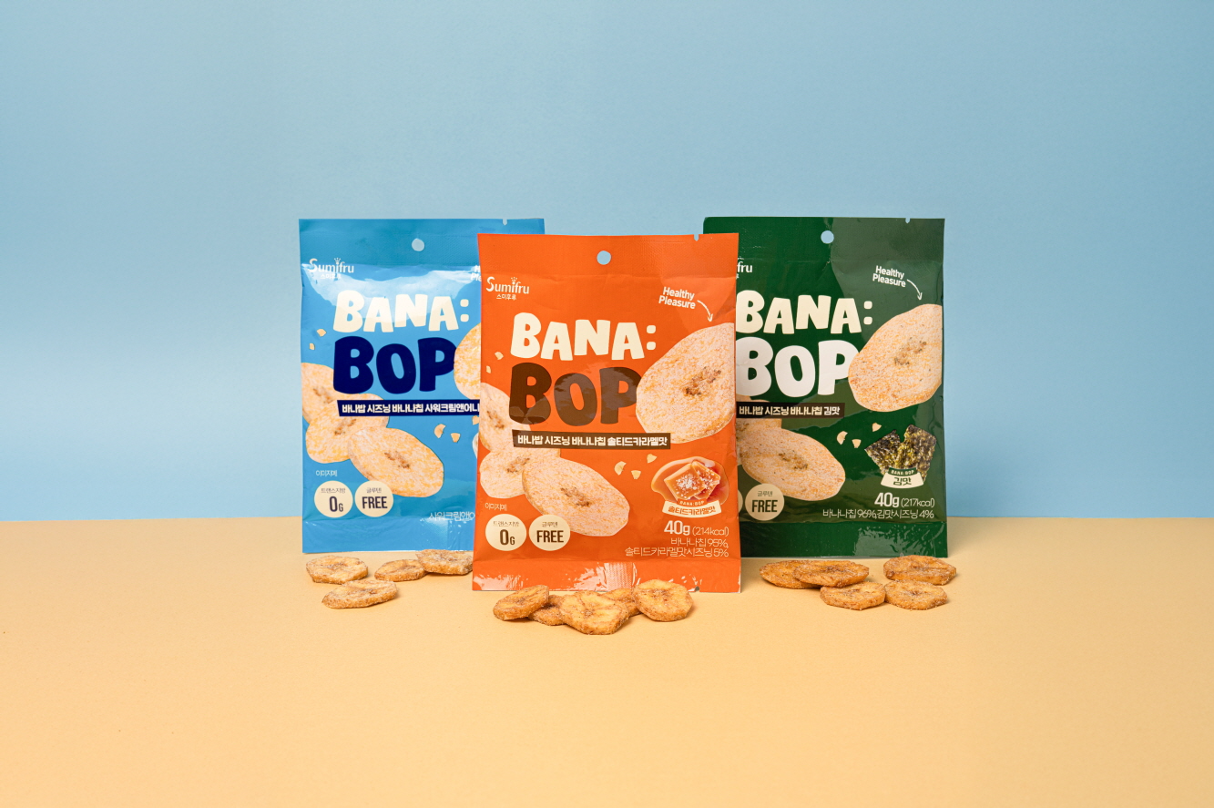 ▲스미후루코리아 ‘바나밥 시즈닝 바나나칩’ (이미지 제공=스미후루코리아)