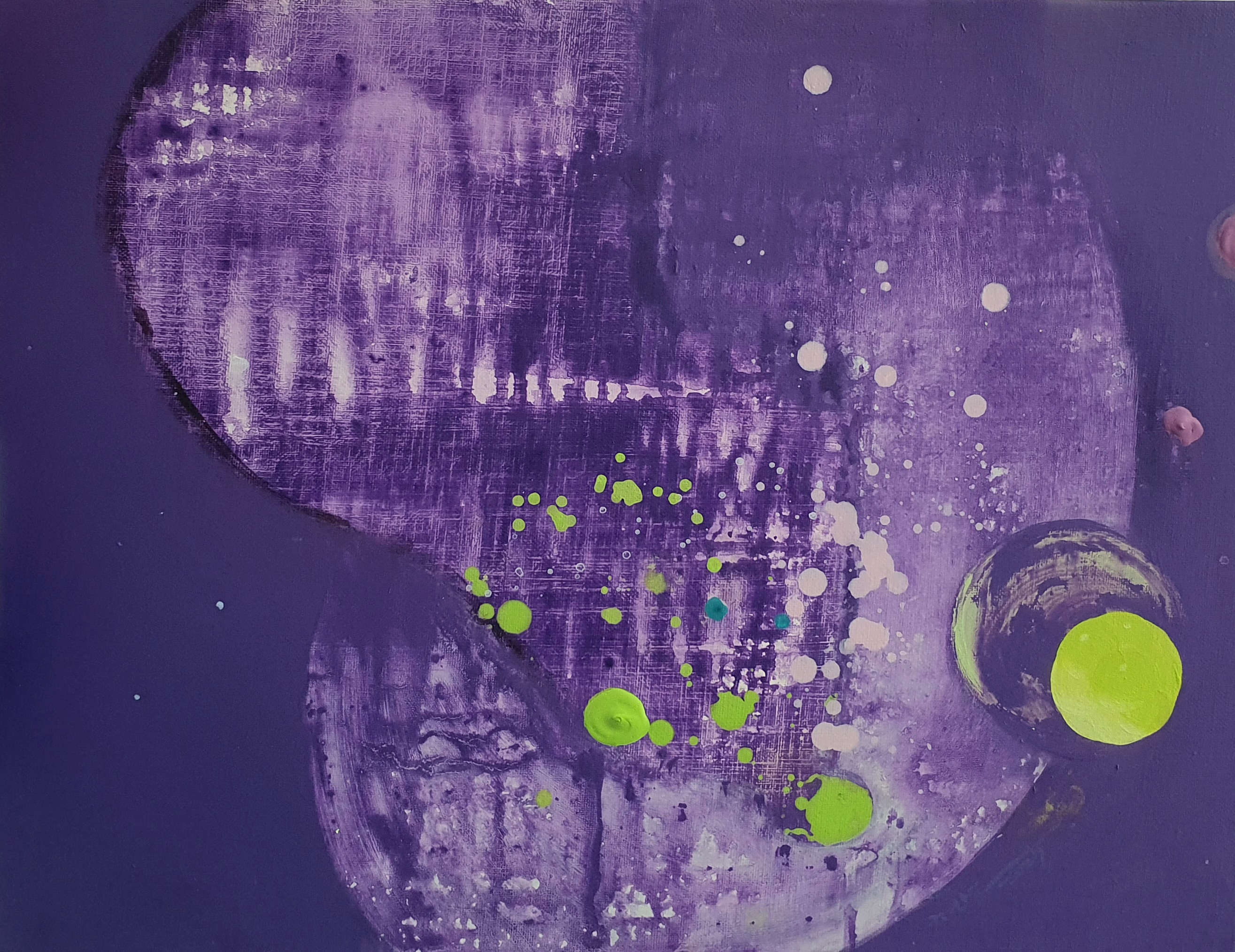 '재생의 시간', 2025, Acrylic & oil on linen, 40.9×53.0cm