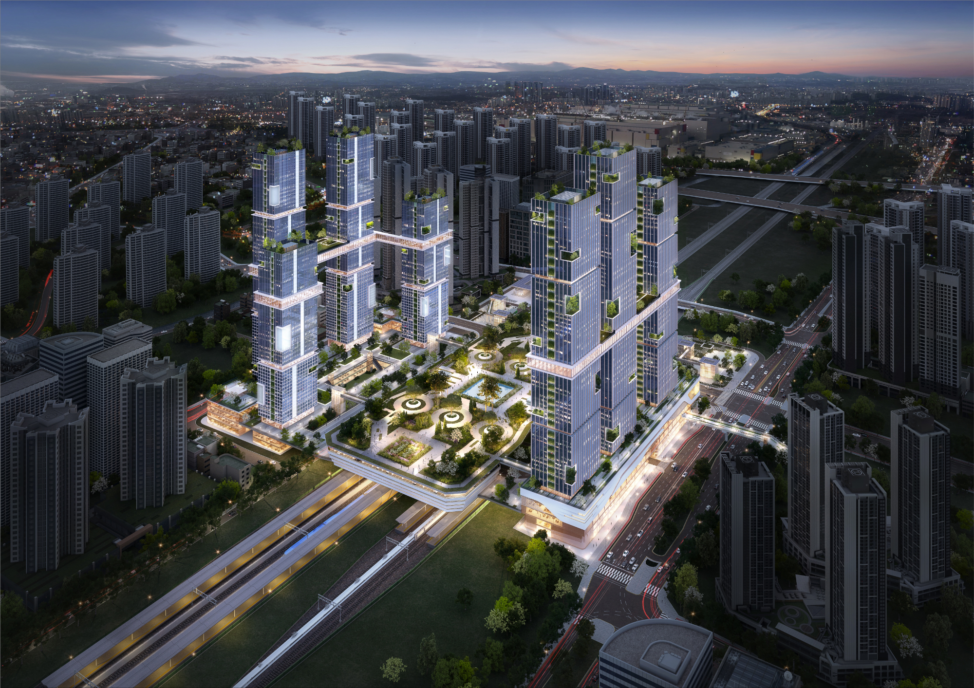 평택지제역 미래형 복합환승센터 조감도