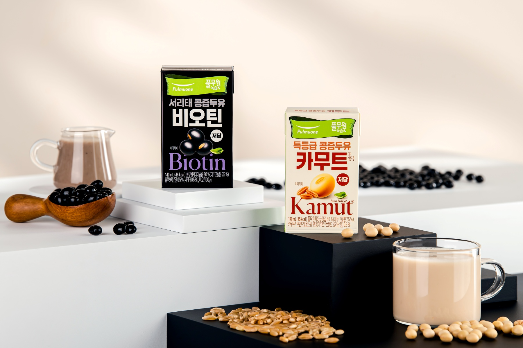 풀무원헬스케어, 카무트와 비오틴으로 영양 강화한 ‘콩즙두유’ 2종 출시