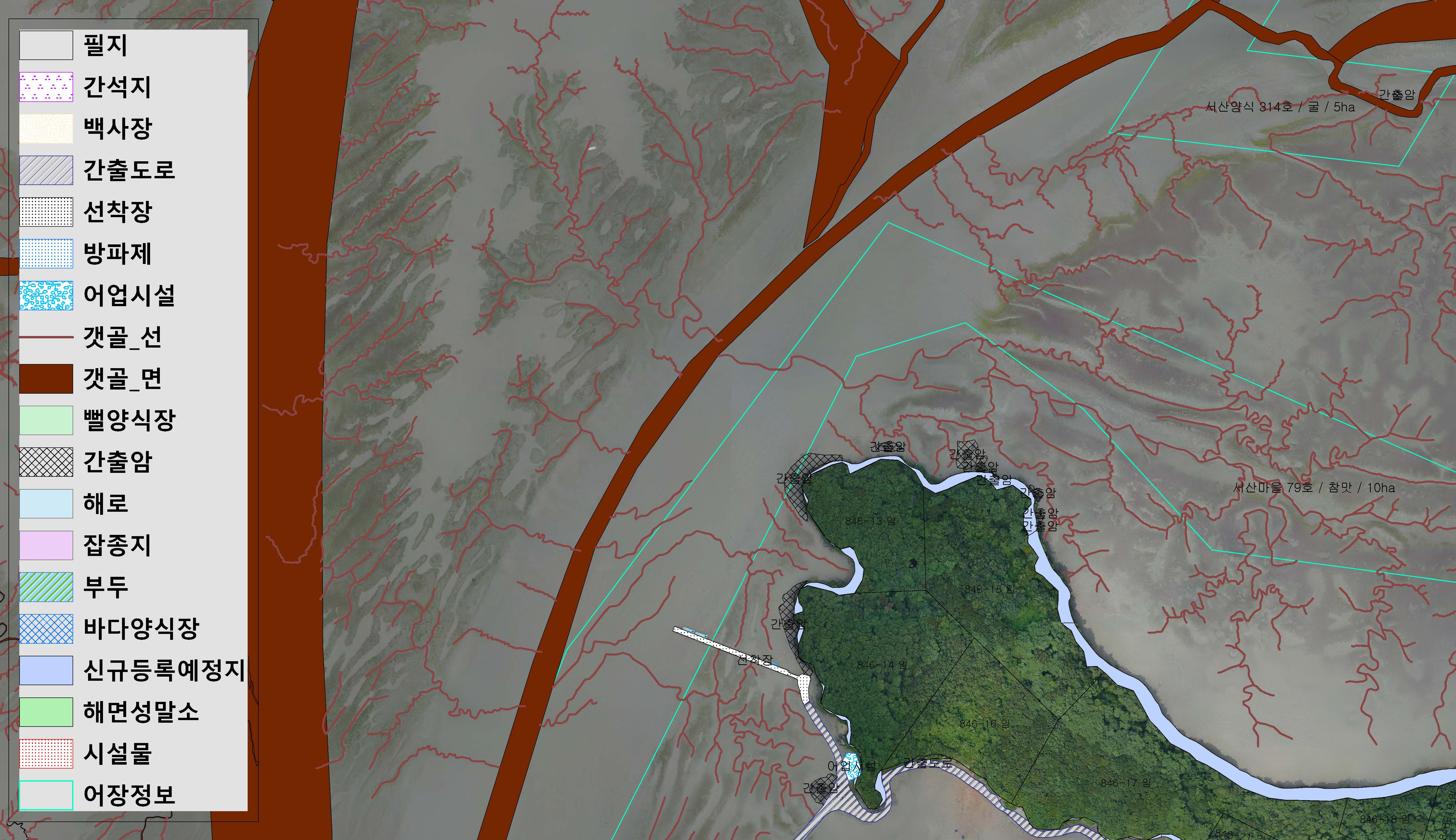 가로림만 갯벌지도 (충남도 제공)