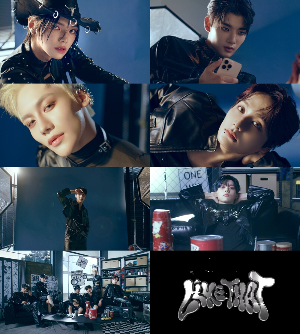 웨이커, 미니 3집 비주얼 필름 공개…올블랙 가죽+강렬 영상미