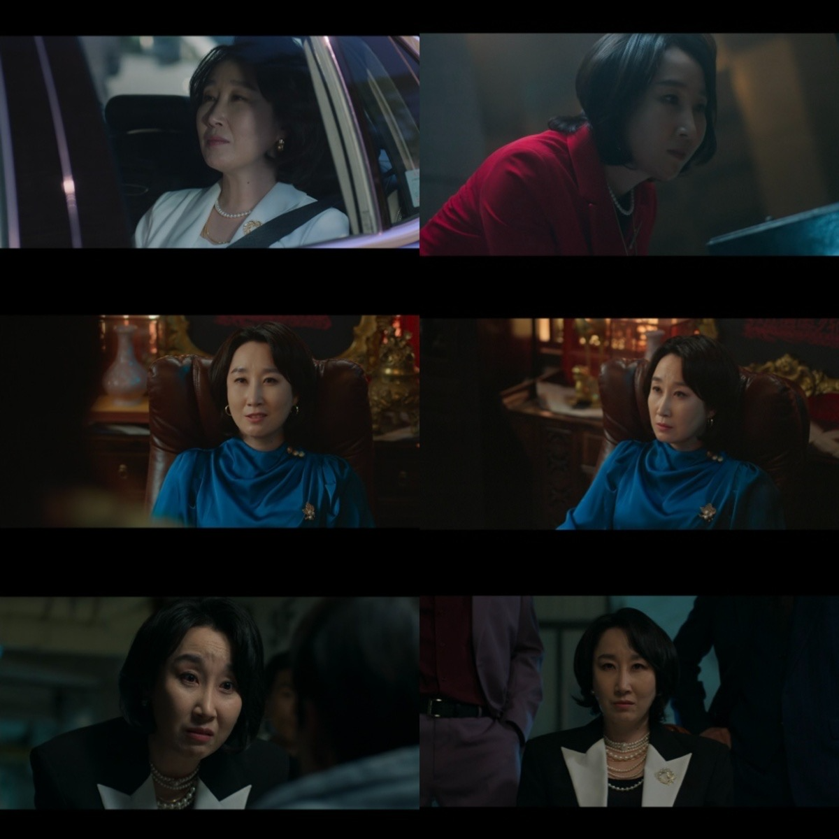 ‘캐셔로’ 김국희, 상대 제압하는 남다른 카리스마…미스터리 사채업자 완벽 변신