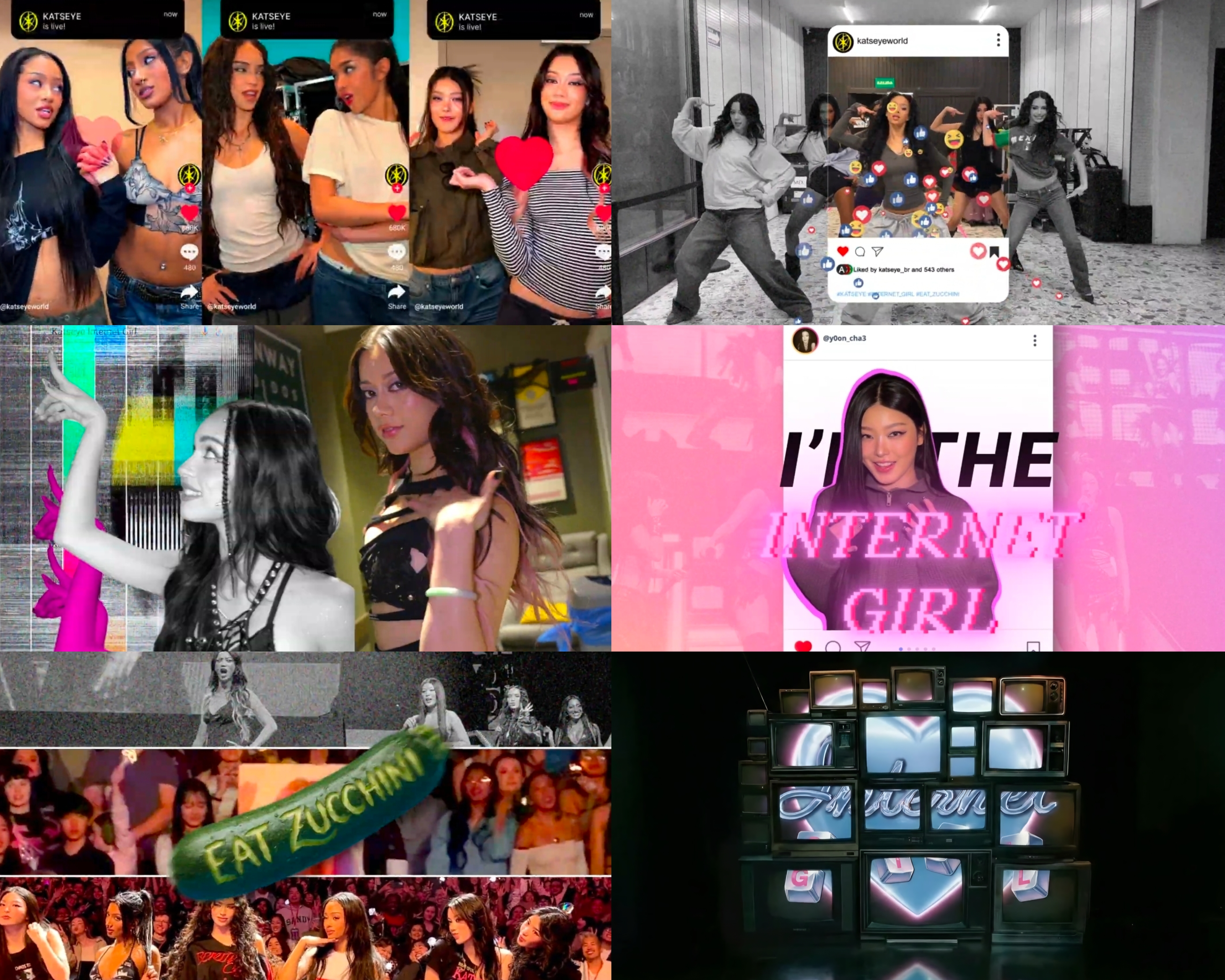 캣츠아이, 신곡 ‘Internet Girl’ 비주얼라이저 공개…통통 튀는 젠지 감성