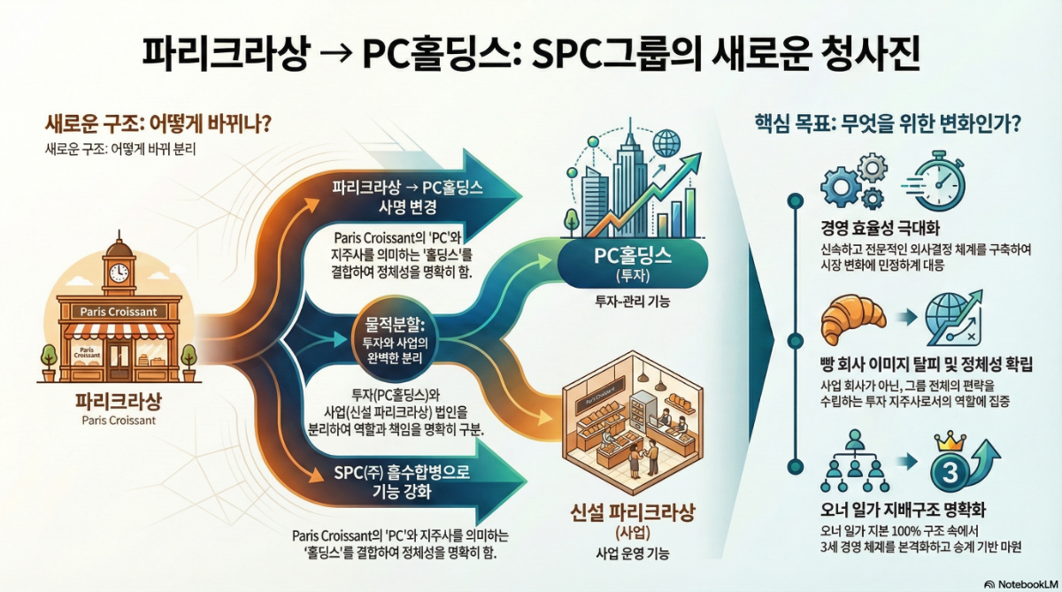 파리크라상 → '피씨(PC)홀딩스' 사명 변경 노림수는