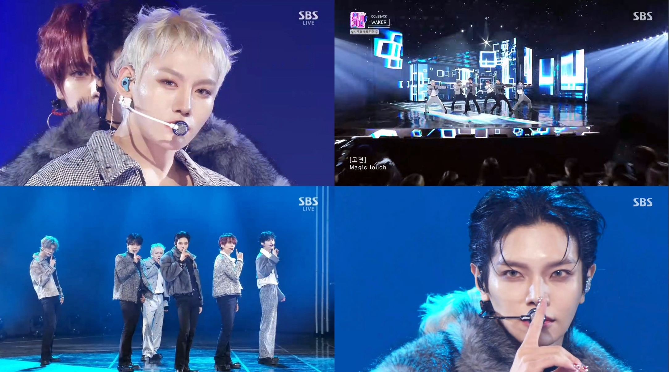 웨이커, 컴백 첫 주 활동 성료…무대 위 아우라 폭발 'LiKE THAT'