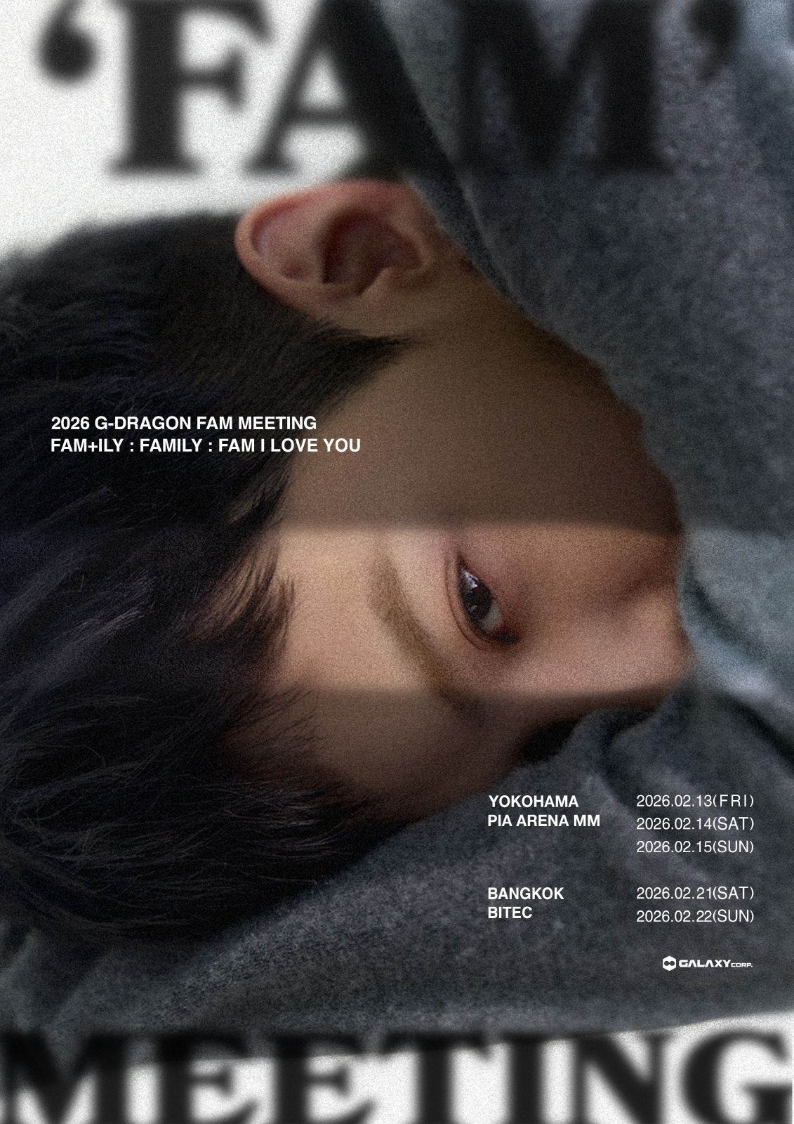 G-DRAGON, 첫 단독 팬미팅 일본·태국 추가 개최 확정…월드 와이드 교감 예고