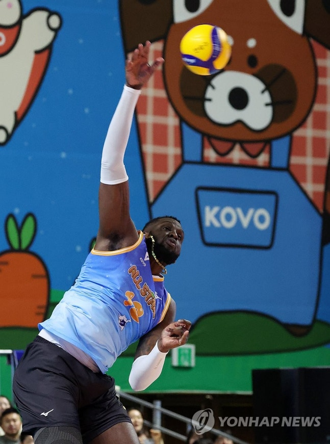 '문성민 123km 8시즌 만에 재현' 한국전력 베논, 올스타전 서브왕 등극 - 뉴스 썸네일 이미지