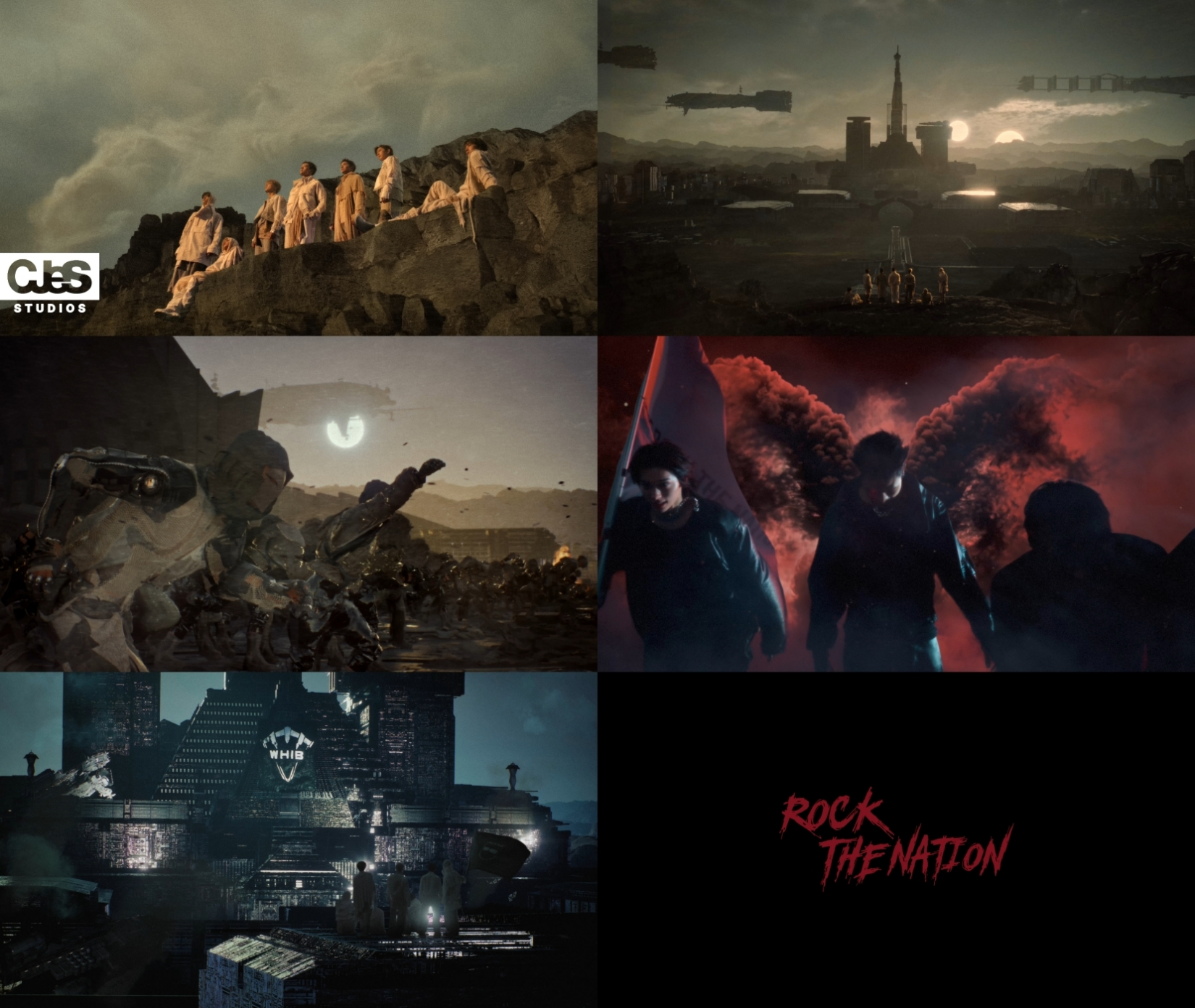 휘브, ‘ROCK THE NATION’ 뮤비 티저 공개…전장 질주하는 폭발적 에너지