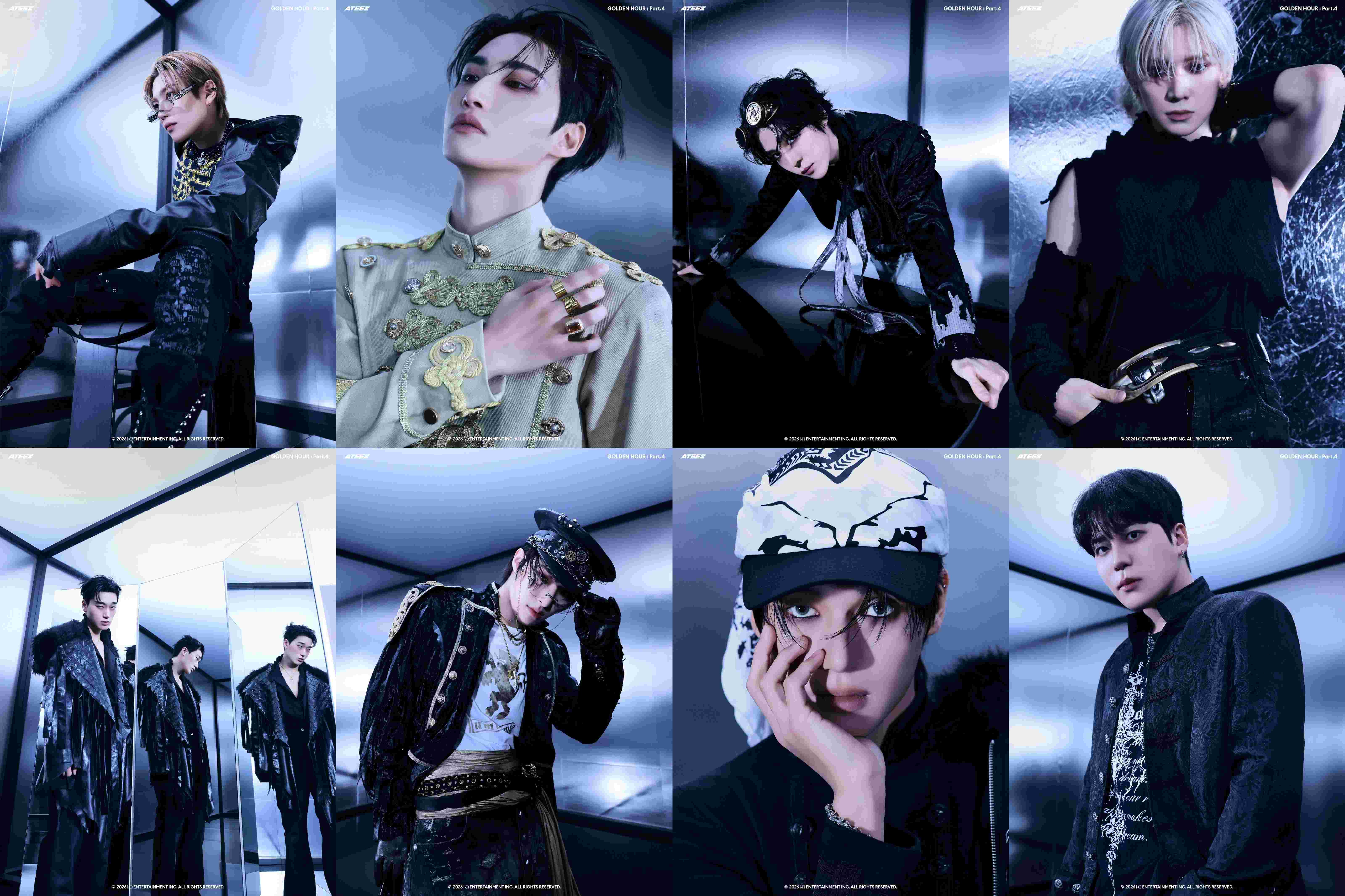 에이티즈, 미니 13집 마지막 포토 베일 벗었다…파편화된 공간 속 압도적 존재감