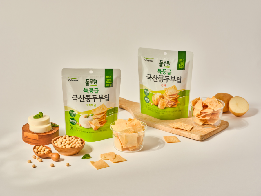 풀무원, ‘특등급 국산콩’ 활용 음료 및 간식 확대…프리미엄 두유·두부칩 선봬