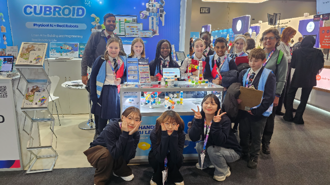 큐브로이드, BETT 2026서 글로벌 교육시장 반응 확인 - 뉴스 썸네일 이미지