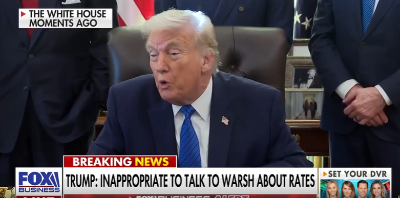 (상보) 트럼프 "워시, 약속하진 않았지만 금리인하 원할 것"