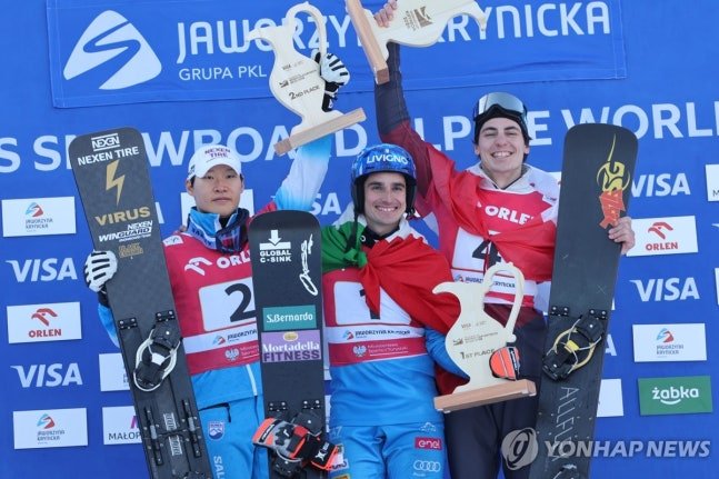 이상호, 스노보드 월드컵 준우승...올림픽 후 첫 대회 건재 과시 - 뉴스 썸네일 이미지