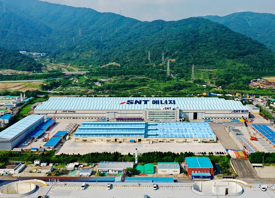 SNT에너지 창원 공장 전경.(사진=SNT에너지 제공)