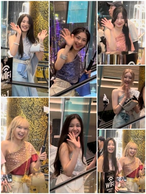 베이비몬스터 멤버들의 태국 뮤직비디오 촬영현장.(사진=베이비몬스터 인스타 갈무리)