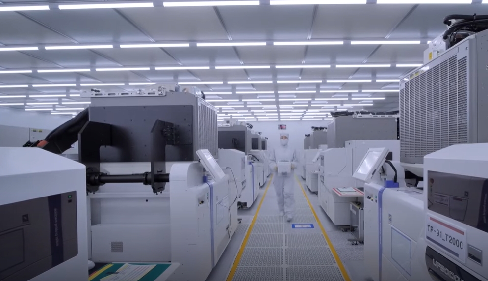 에이엘티 공장 내부 모습.(사진=큐더스IR 제공)