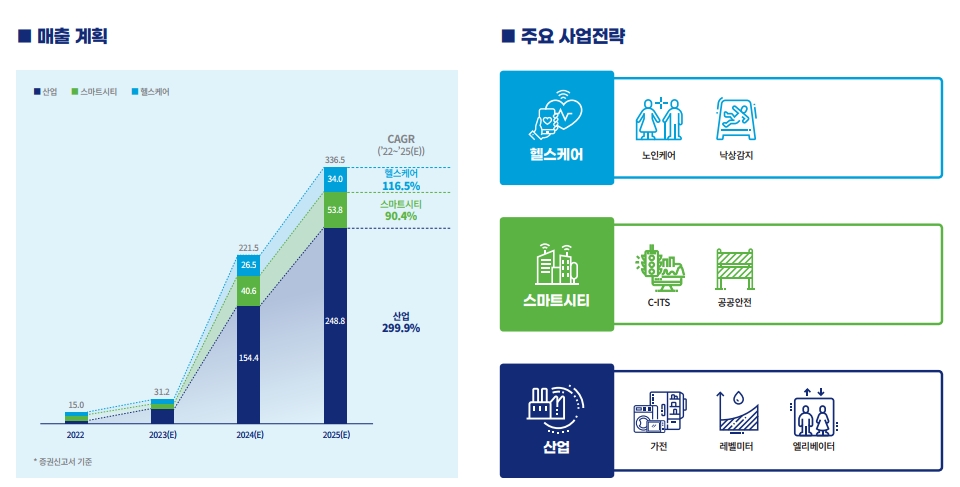 매출계획, 사업전략(출처=IR자료)