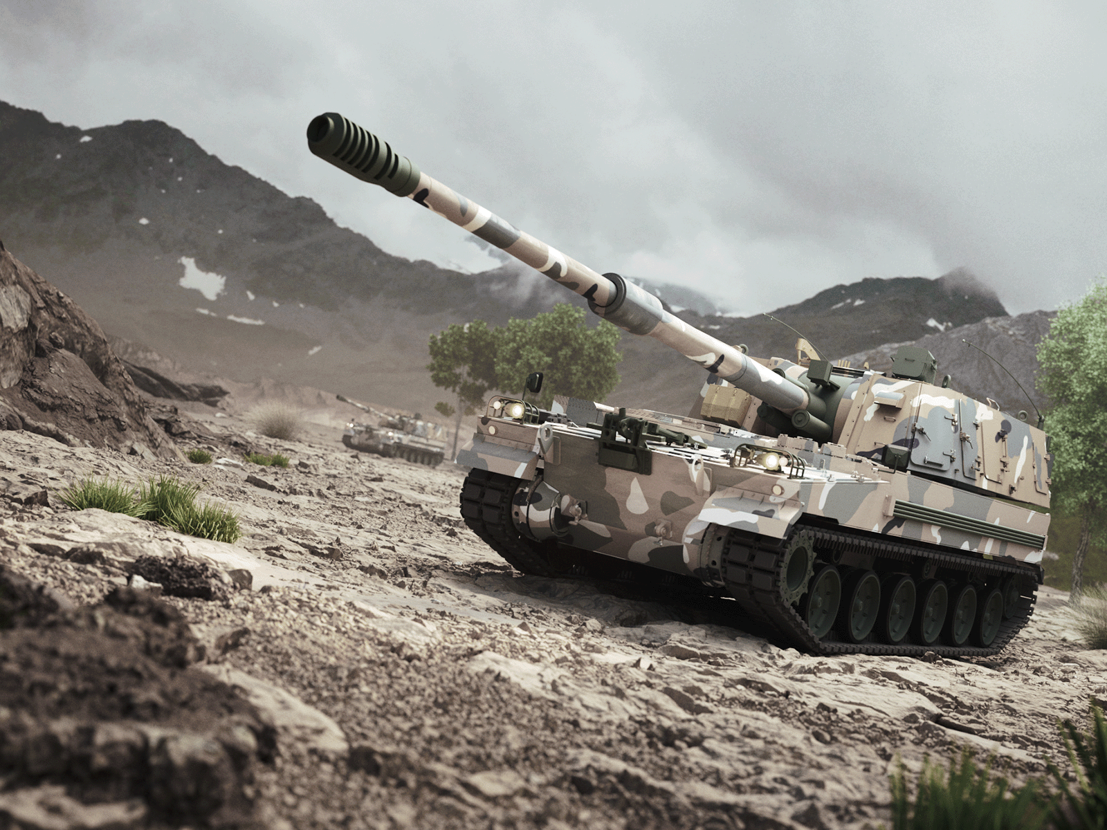 한화에어로스페이스의 K9 자주포.(사진=한화에어로스페이스)