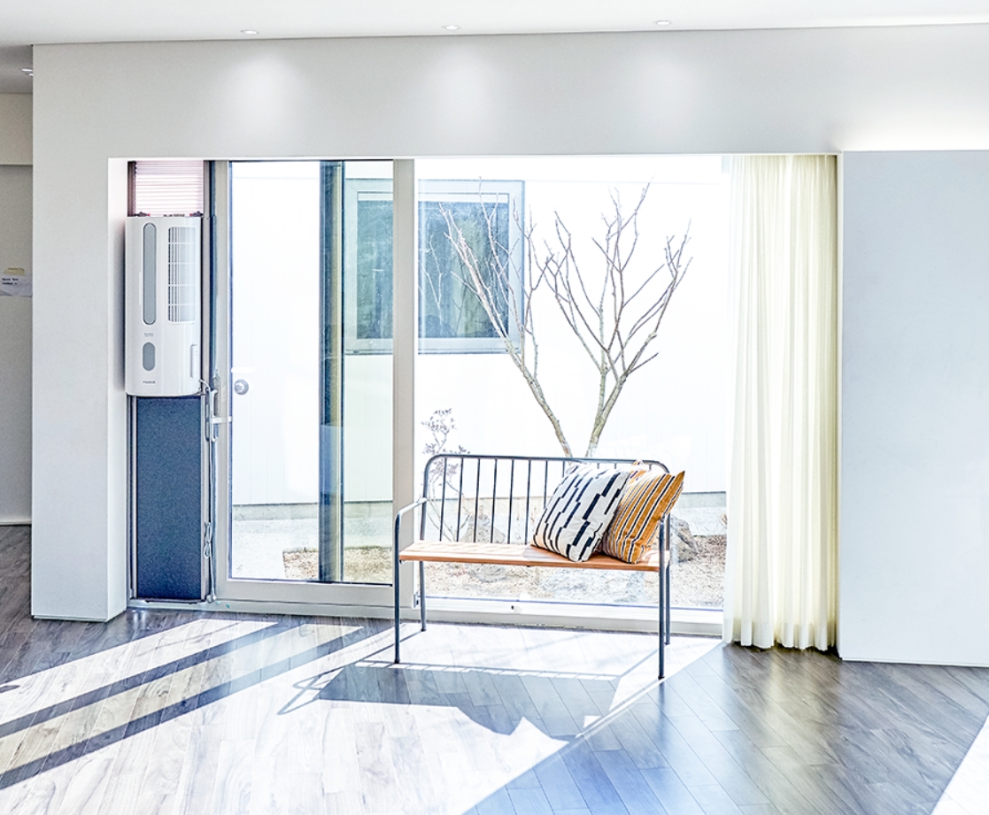 파세코의 주력 제품인 창문형 에어컨.(사진=파세코 제공)