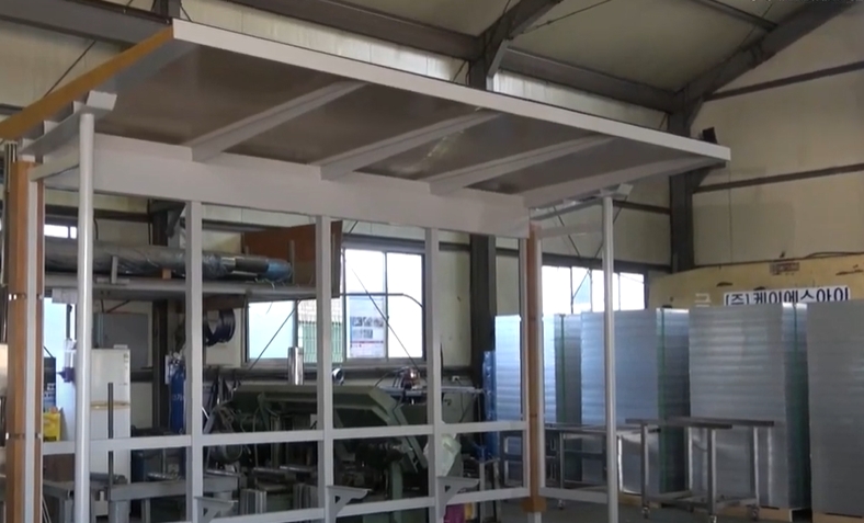 태양광 셀이 탑재될 버스 승강장.(사진=더넥스트뉴스)